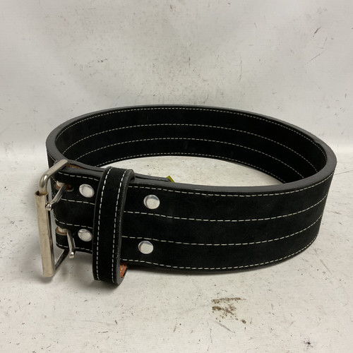 Vist Large View of Product Image Which is Used Black 2X Weight Lifting Belt