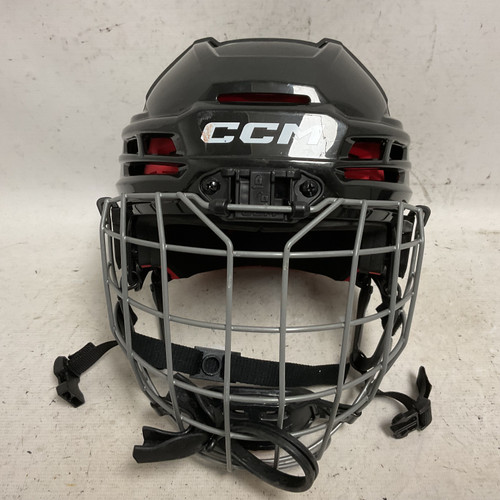 Vist Large View of Product Image Which is Used CCM TACKS 70 YT Helmet Cage Combo Black One Size