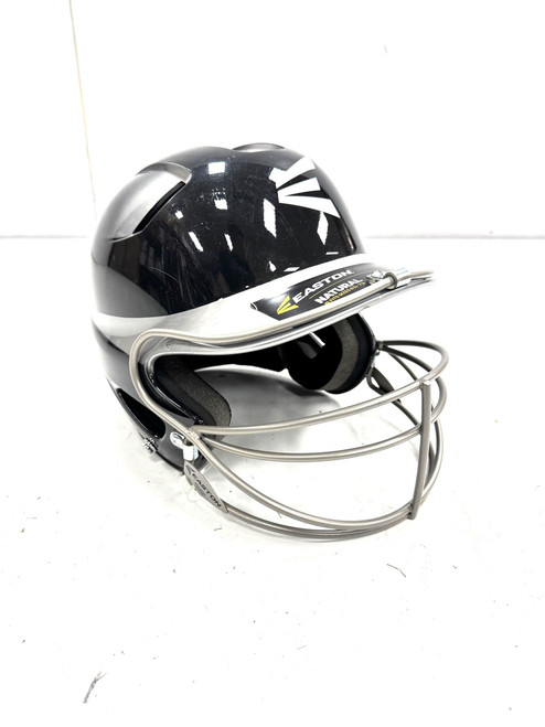 Vist Large View of Product Image Which is Used Easton 6 3/8-7 1/8 Batting Helmet w/Mask Black One Size