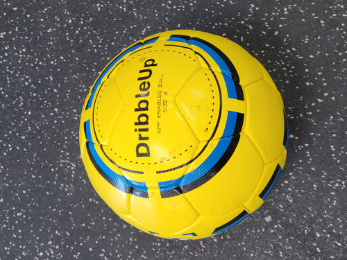 Vist Large View of Product Image Which is Used DRIBBLEUP All Size Soccer Ball Yellow 4