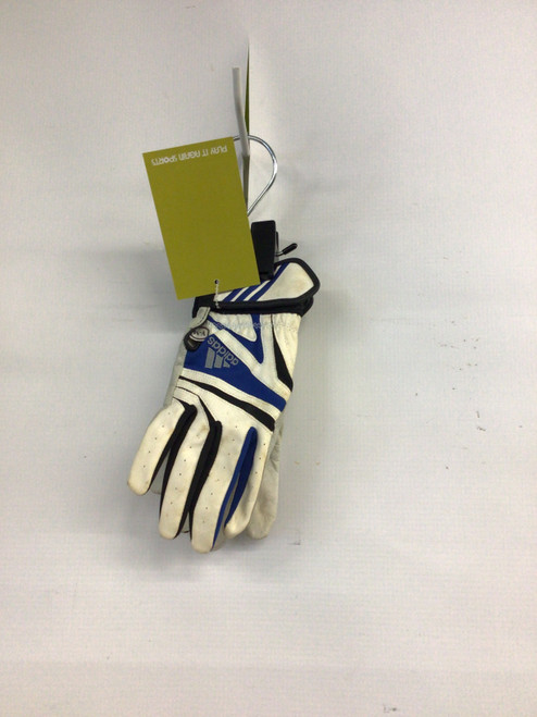 Vist Large View of Product Image Which is Used Adidas BB/SB Batting Gloves White MD