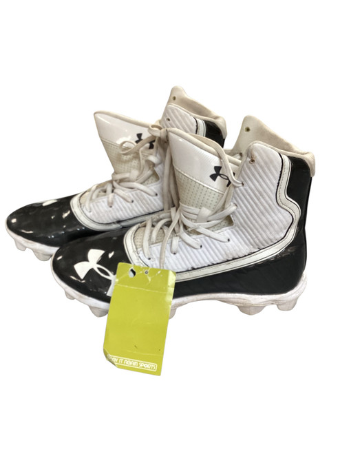 Vist Large View of Product Image Which is Used Under Armour Adult FB Cleats Black Senior 7