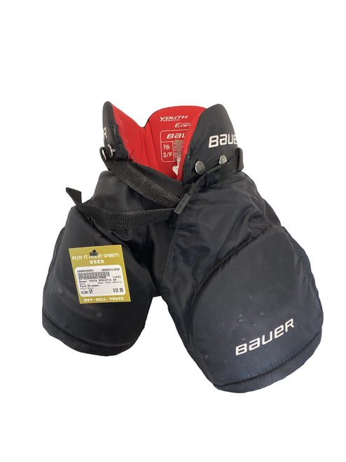 Vist Large View of Product Image Which is Bauer YOUTH SPECIFIC Youth Pant Black SM