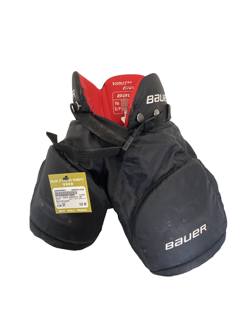 Vist Large View of Product Image Which is Bauer YOUTH SPECIFIC Youth Pant Black SM
