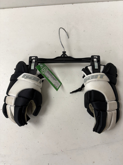Vist Large View of Product Image Which is Used Gait ICON Lacrosse Gloves Junior White XXS