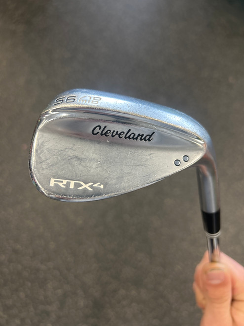 Vist Large View of Product Image Which is Used Cleveland RTX4 Golf Wedge Mens RH 56 Degree
