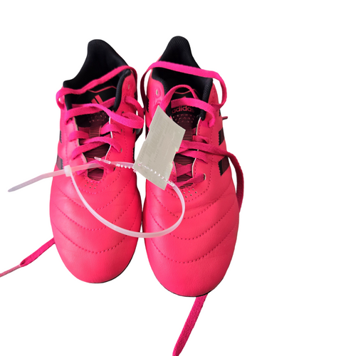 Vist Large View of Product Image Which is Used Adidas Soccer Cleats Pink Junior 05