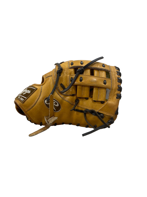 Vist Large View of Product Image Which is Used Rawlings HEART OF THE HIDE PRORFM18-17T BB/SB First Base RH Throw Tan 12 1/2"