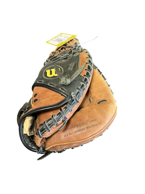 Vist Large View of Product Image Which is Used Wilson A500 BB/SB Catchers RH Throw Brown 31 1/2"