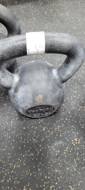 Vist Large View of Product Image Which is Used Kettle Dumbbell (Each) None 35 lb