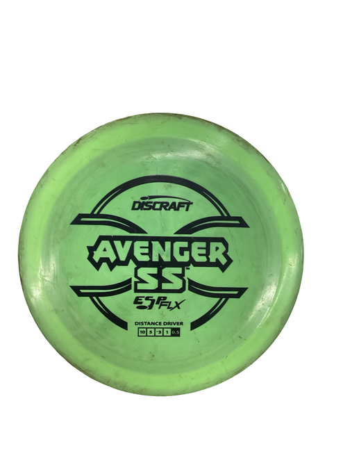 Vist Large View of Product Image Which is Used Discraft AVENGER SS Disc Golf Driver Green
