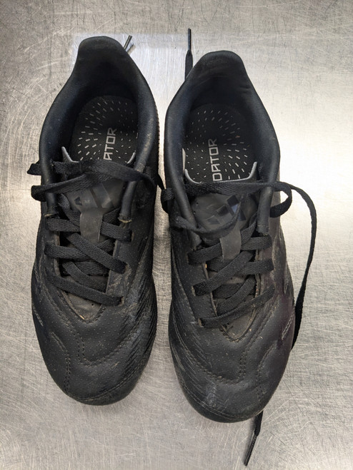 Vist Large View of Product Image Which is Used Adidas Soccer Cleats Black Junior 01