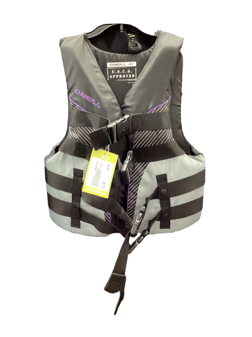 Vist Large View of Product Image Which is Used O'Neill Adult Personal Flotation Device Black Small 