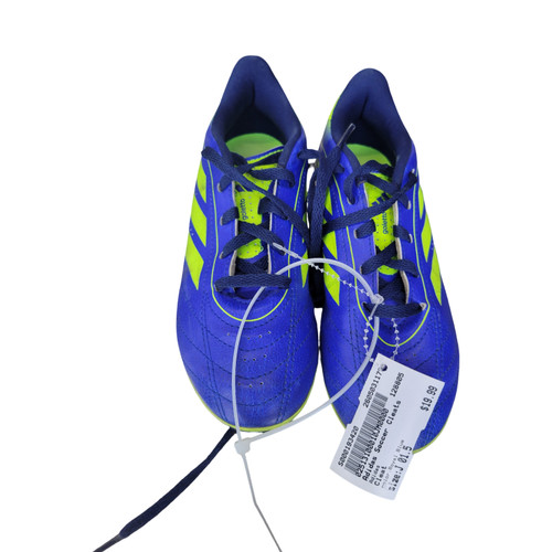 Vist Large View of Product Image Which is Used Adidas Soccer Cleats Royal Blue Junior 01.5