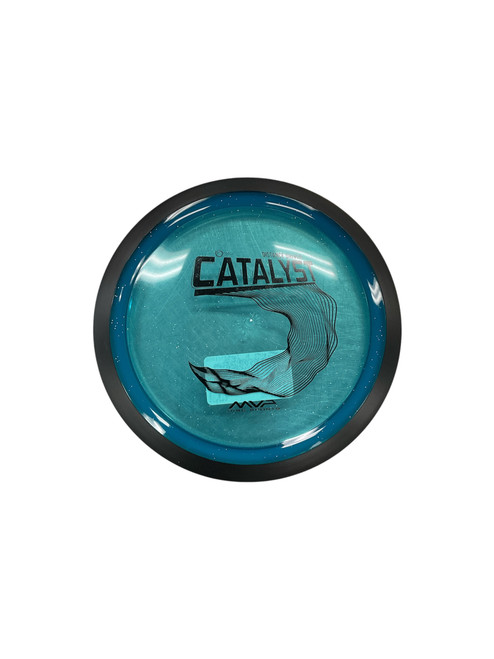 Vist Large View of Product Image Which is Used MVP CATALYST DISTANCE DRIVER Disc Golf Driver Royal Blue 176g
