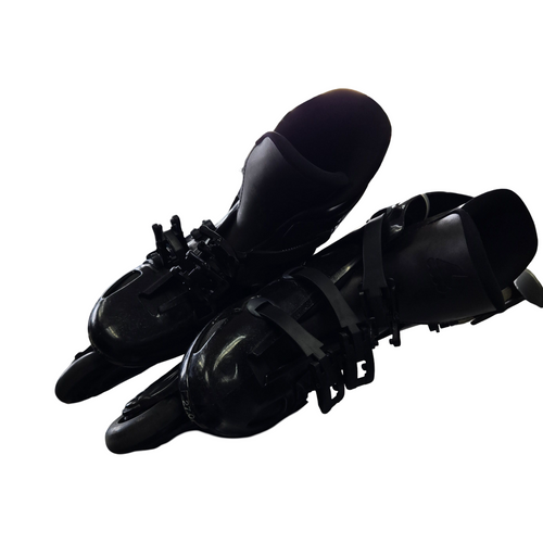 Vist Large View of Product Image Which is Used BRAVO BLADE GL INLINE SKATES SZ11 Senior Rec Fitness Skates Black Senior 11