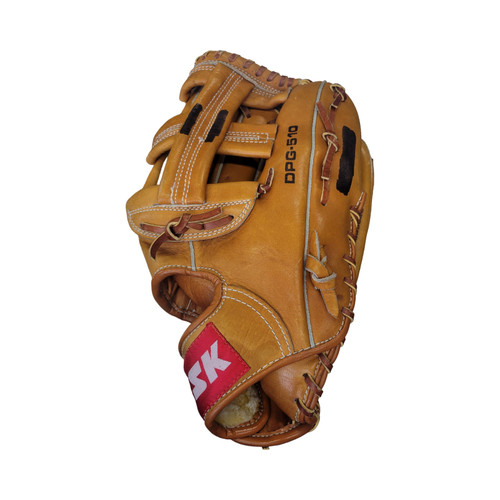 Vist Large View of Product Image Which is Used Ssk DPG-510 12.5 BB/SB Glove RH Throw Brown 12 1/2"