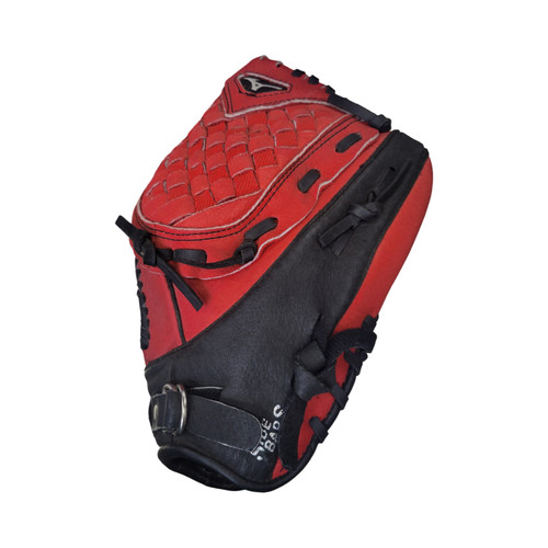 Vist Large View of Product Image Which is Used Mizuno PROSPECT GLOVE 10.5 BB/SB Glove RH Throw Red 10 1/2"