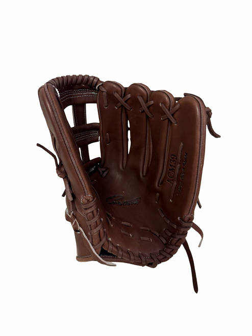 Vist Large View of Product Image Which is Used Akadema Custom Series ACM39 Leather Baseball & Softball Glove RH Throw Brown 13" - Like New