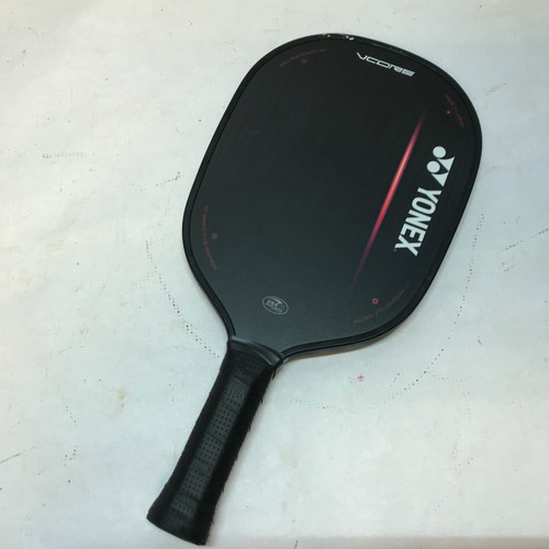 Vist Large View of Product Image Which is Used Yonex VCORE Pickleball Racquet Black