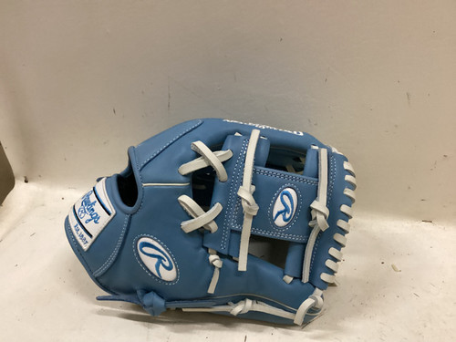 Vist Large View of Product Image Which is Used Rawlings GGE115ICBW BB/SB Glove RH Throw Carolina Blue 11 1/2"