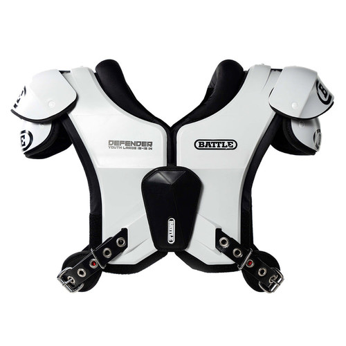Vist Large View of Product Image Which is Battle Sports Defender Lightweight Youth Shoulder Pads #51AC000001