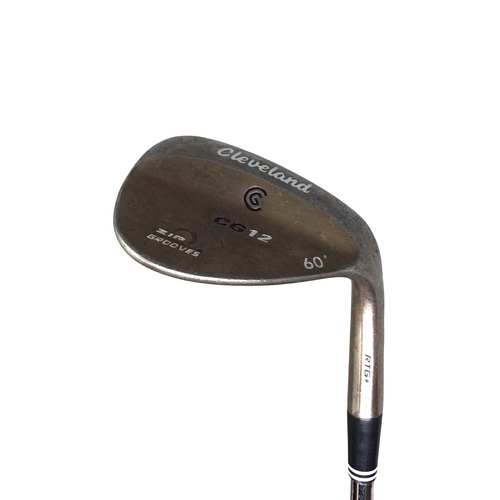 Vist Large View of Product Image Which is Used Cleveland CG12 ZIP GROOVES Golf Wedge Mens RH 60 Degree