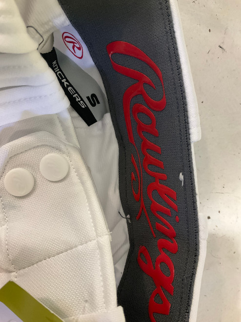 Vist Large View of Product Image Which is Used Rawlings KNICKERS SMALL BB/SB Pant Boys White SM