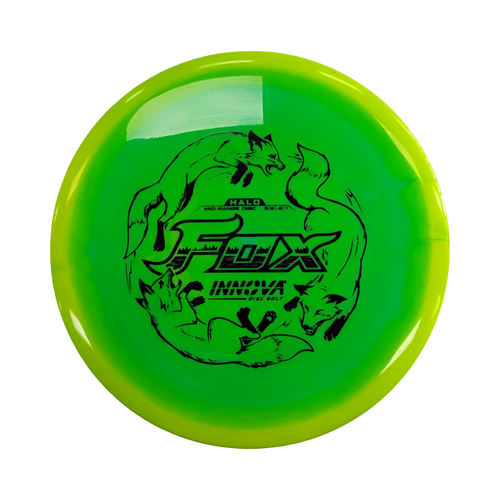 Vist Large View of Product Image Which is New Innova HALO STAR FOX Disc Golf Mid Range Green 180g