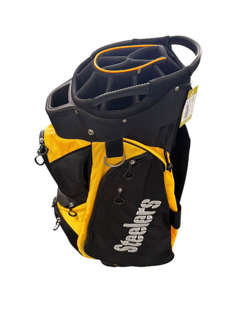 Vist Large View of Product Image Which is Used NFL STEELERS Mens Cart Bag Black