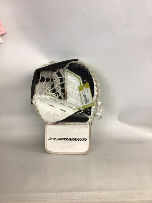 Vist Large View of Product Image Which is Used WinnWell GX7 Junior Goalie Catcher White