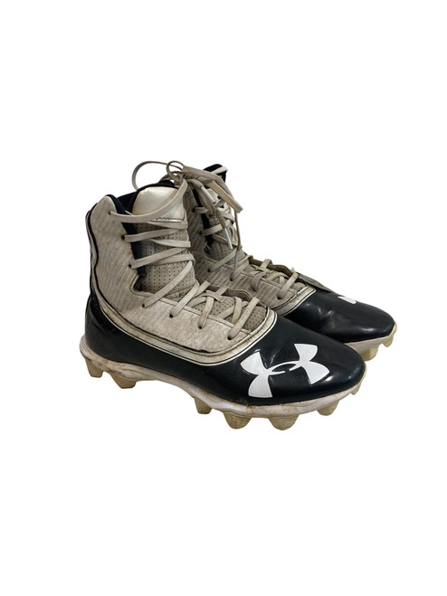 Vist Large View of Product Image Which is Used Under Armour Adult FB Cleats Black Senior 5.5