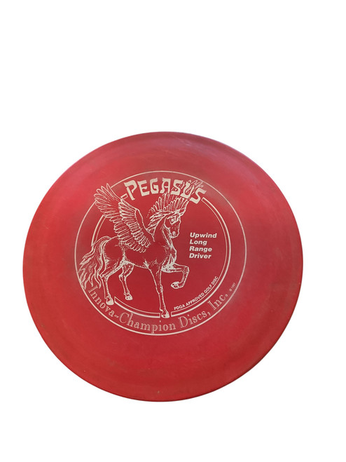 Vist Large View of Product Image Which is Used Innova PEGASUS Disc Golf Driver Red