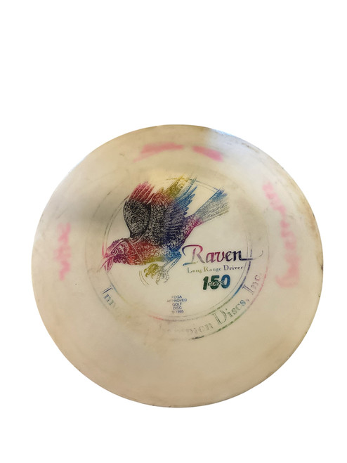 Vist Large View of Product Image Which is Used Innova RAVEN Disc Golf Driver White
