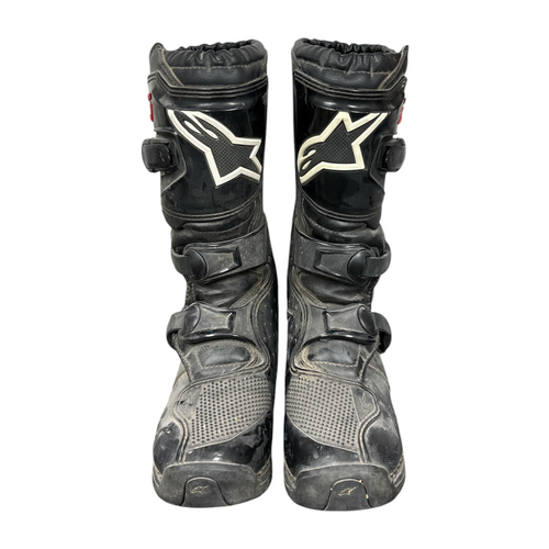 Vist Large View of Product Image Which is Used Alpine Stars TECH 3 Junior Motocross Boots Black Junior 03