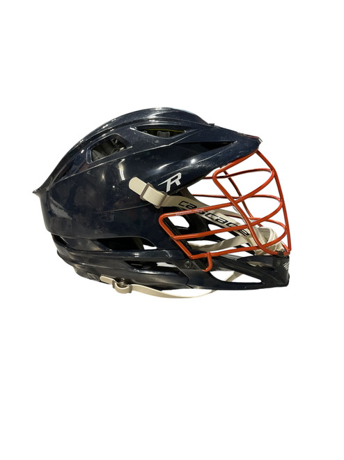 Vist Large View of Product Image Which is Used Cascade R Lacrosse Helmet Orange LG