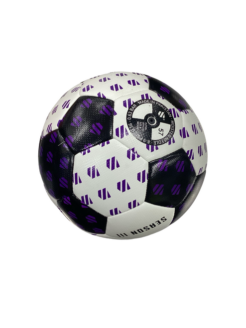 Vist Large View of Product Image Which is Used CHAMPIONS CUP SERIES All Size Soccer Ball White And Purple 3