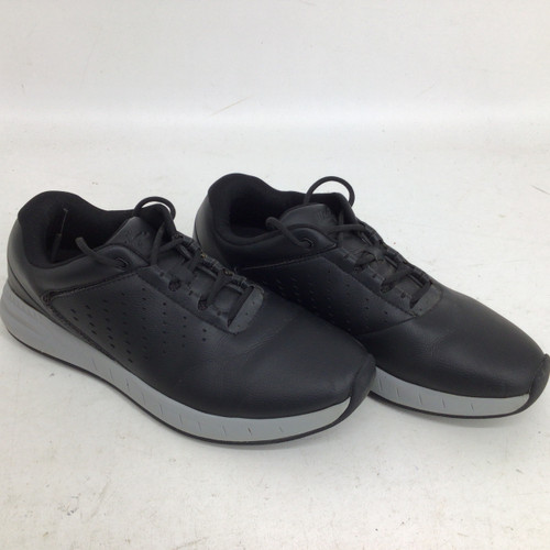 Vist Large View of Product Image Which is Used Walter Hagen M SPIKELESS SR 9.0 GOLF SHOE Mens Golf Shoes Black Senior 9