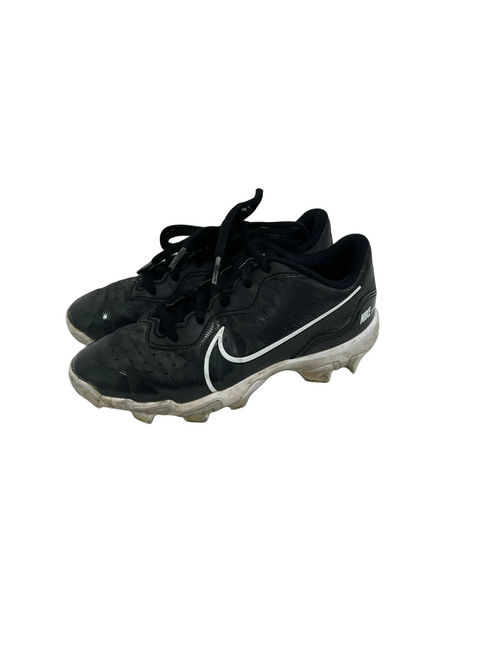 Vist Large View of Product Image Which is Used Nike Alpha Huarache key Jr 2.5 BB/SB Cleats Black  