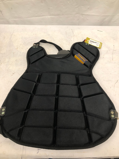 Vist Large View of Product Image Which is Used Champro BLACK Catchers Chest Protector Black Junior