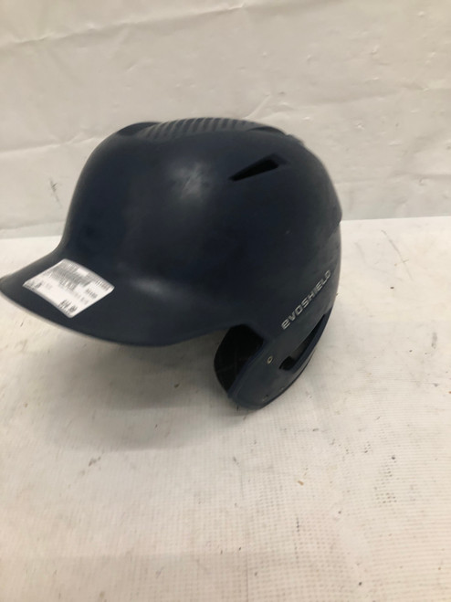 Vist Large View of Product Image Which is Used EVO EVOSHIELD BLUE Batting Helmet No Mask Navy Blue SM