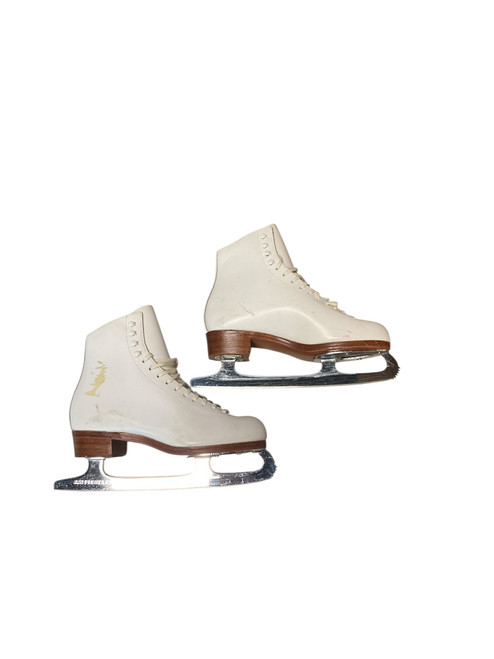 Vist Large View of Product Image Which is Used Riedell 0570 WomensFigure Skate White Senior 8