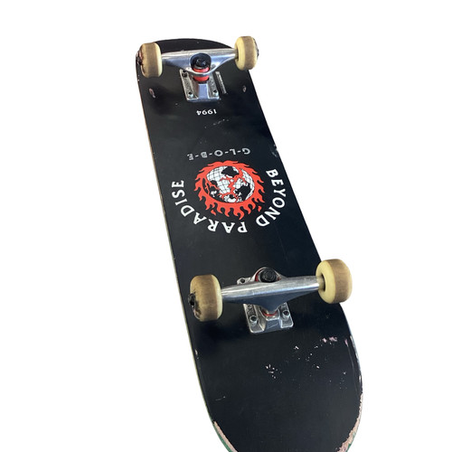 Vist Large View of Product Image Which is Used Globe BEYOND PARADISE Complete Skateboard Black Regular