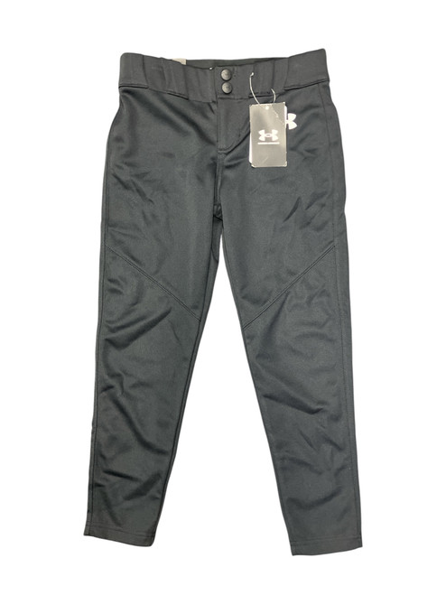 Vist Large View of Product Image Which is Used Under Armour TAPERED FIT BB PANT BB/SB Pant Boys Black XS