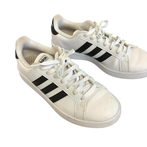 Vist Large View of Product Image Which is Used Adidas Basketball Shoes M White Senior 10