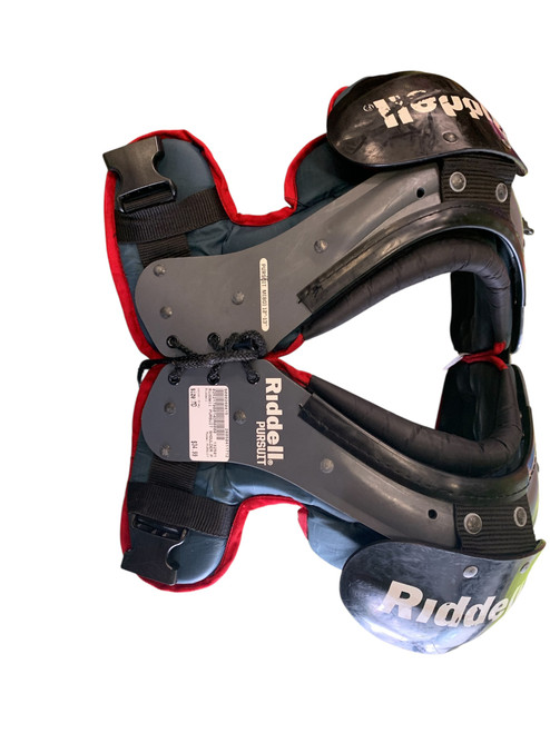 Vist Large View of Product Image Which is Used Riddell PURSUIT FB Shoulder Pads Grey MD