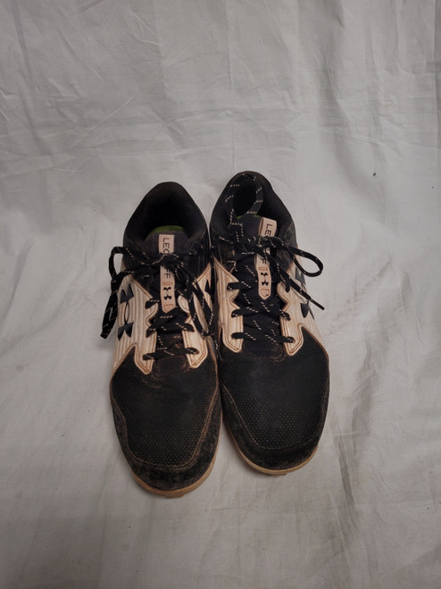 Vist Large View of Product Image Which is Used Under Armour LEAD OFF BB CLEAT BB/SB Cleats Black Senior 11.5