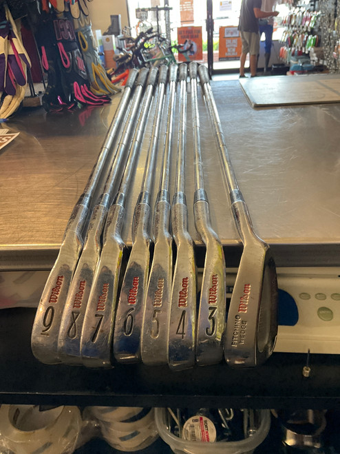 Vist Large View of Product Image Which is Used Wilson POWERSOLE Mens Iron Set RH 3I-PW