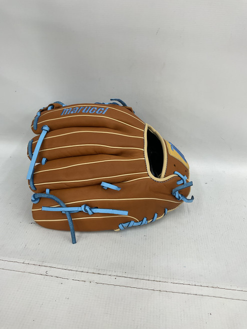 Vist Large View of Product Image Which is Used Marucci OX44A6 BB/SB Glove RH Throw Brown 11 3/4"