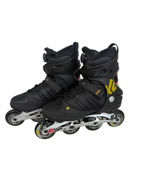Vist Large View of Product Image Which is Used K2 FIT 84 Senior Rec Fitness Skates Black Size 12.5